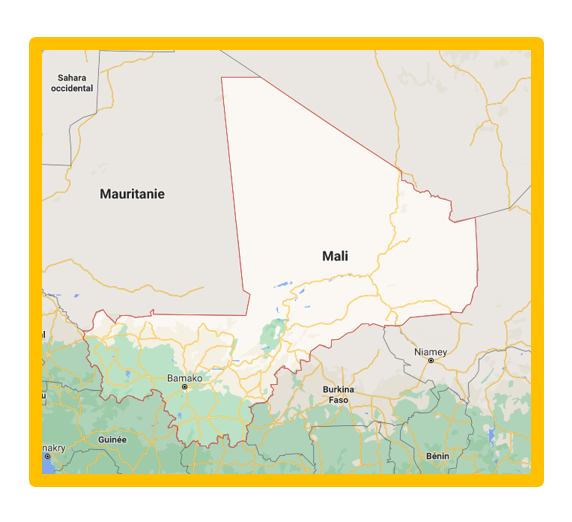 carte du Mali