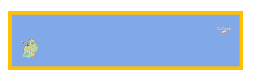 carte de l'île Maurice