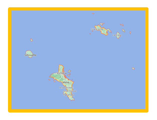 carte des Seychelles