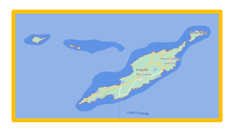 carte d'Anguilla