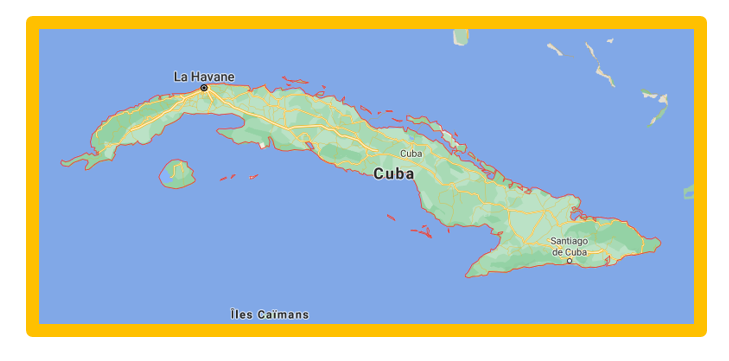 carte de Cuba