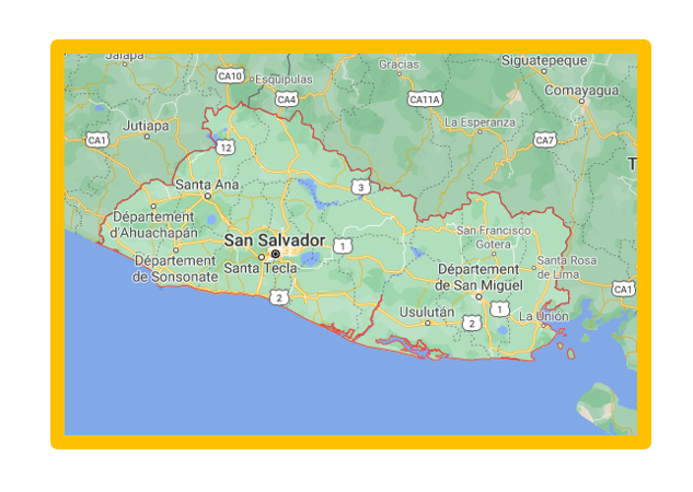 carte du Salvador