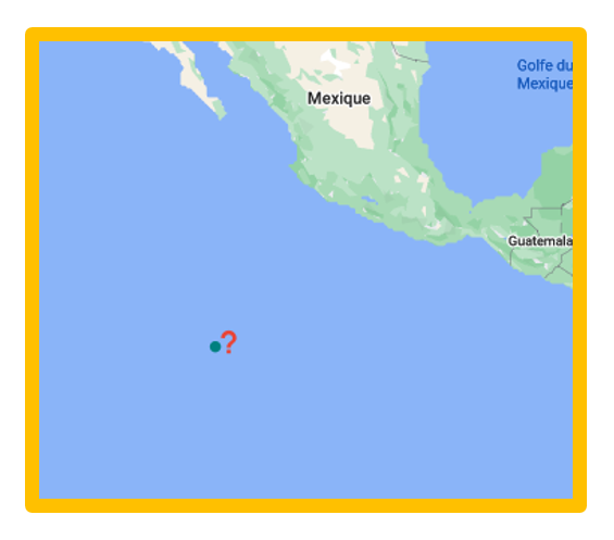 carte de l'île de Clipperton