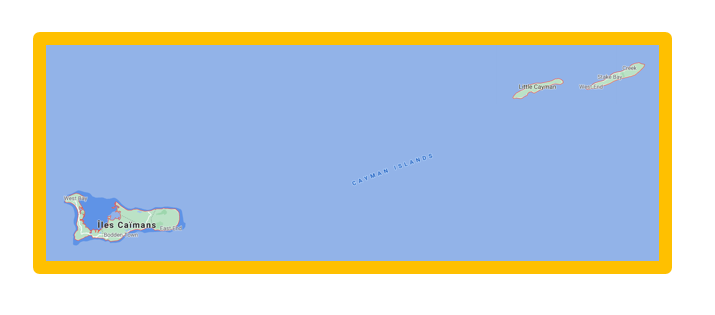 carte des Îles Caïmans