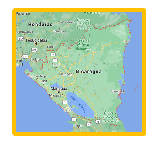 carte du Nicaragua
