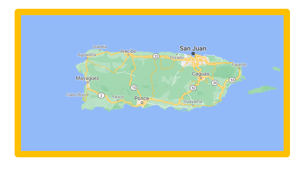 carte de Porto Rico