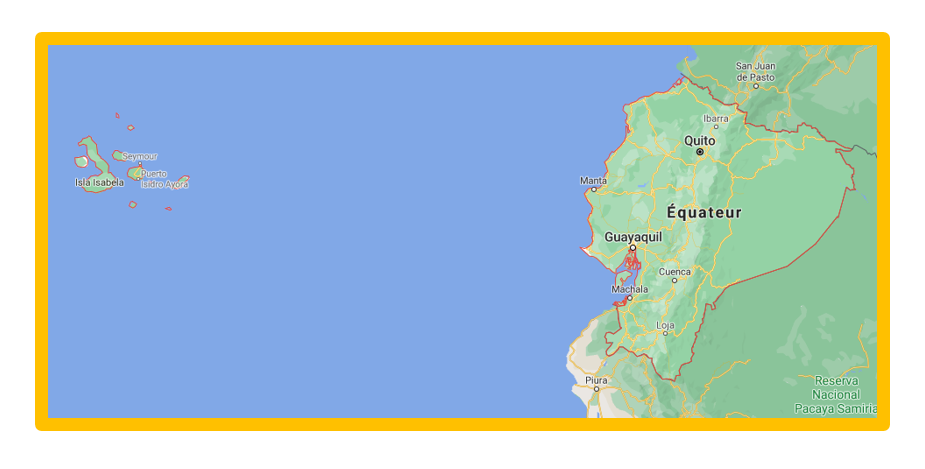 carte de l'Equateur