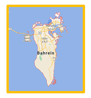 carte du Bahreïn