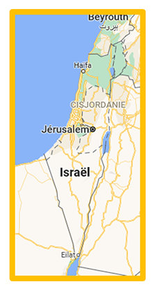 carte d'Israël