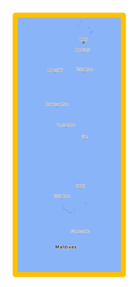 carte des Maldives