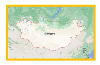 carte de la Mongolie