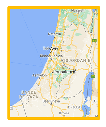 carte de la Palestine