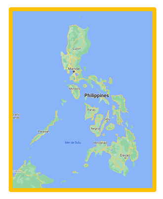 carte des Philippines
