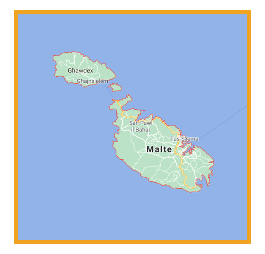 carte de Malte