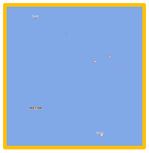 carte des Îles Cook